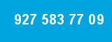 927 583 77 09 927 583 77 09